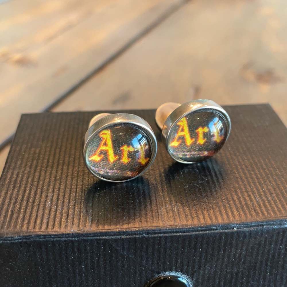 Hotcakes Design Sterling “Art” Cuff Links